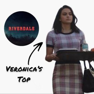 Merino Wool Plaid Sweater ASO Veronica - Riverdale